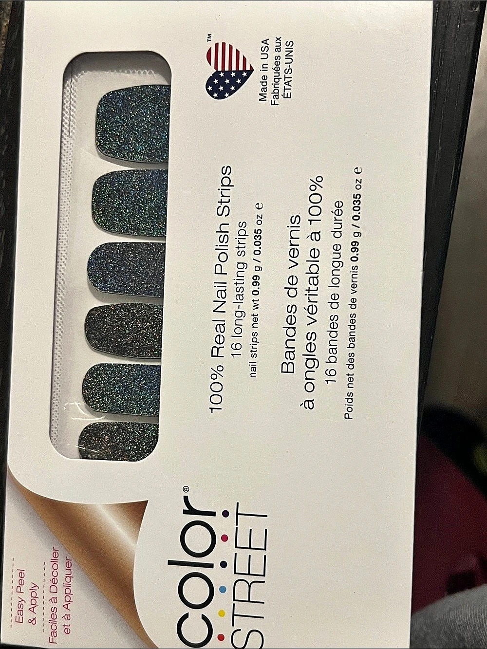 Color Street Soho-ver It Glitter Nail Polish Strips NWT